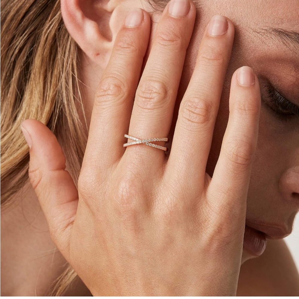 NIB X CZ ring - Picture 3 of 7
